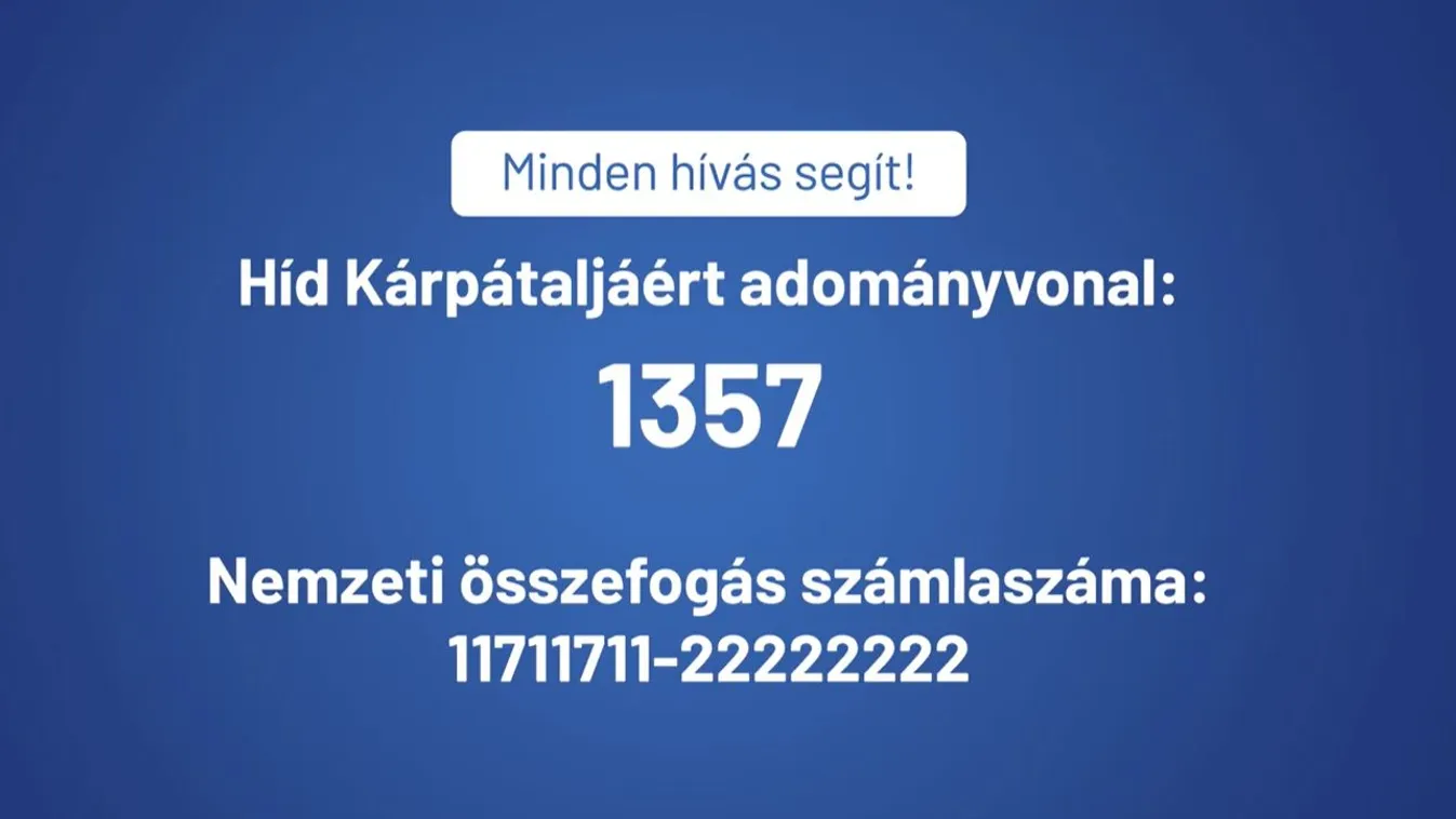Mindenkinek segíteni kell a háború áldozatait: elindult a Híd Kárpátaljáért program