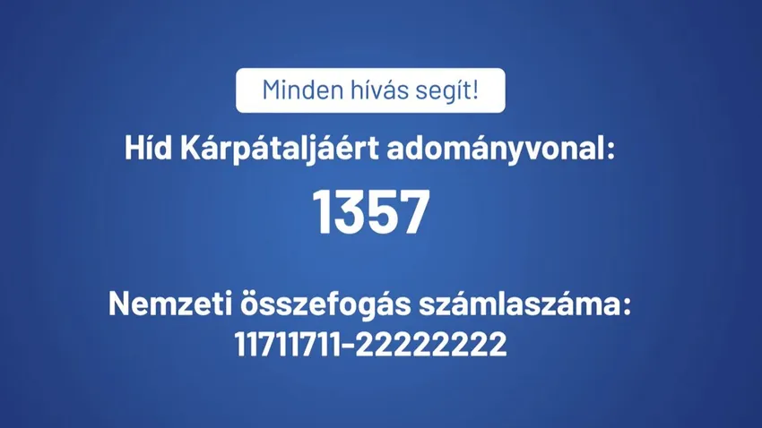 Mindenkinek segíteni kell a háború áldozatait: elindult a Híd Kárpátaljáért program