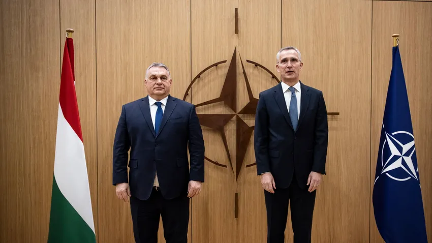 Orbán Viktor tárgyalt a NATO főtitkárával: "Világossá tettem, hogy Magyarország nem vesz részt ebben a háborúban"