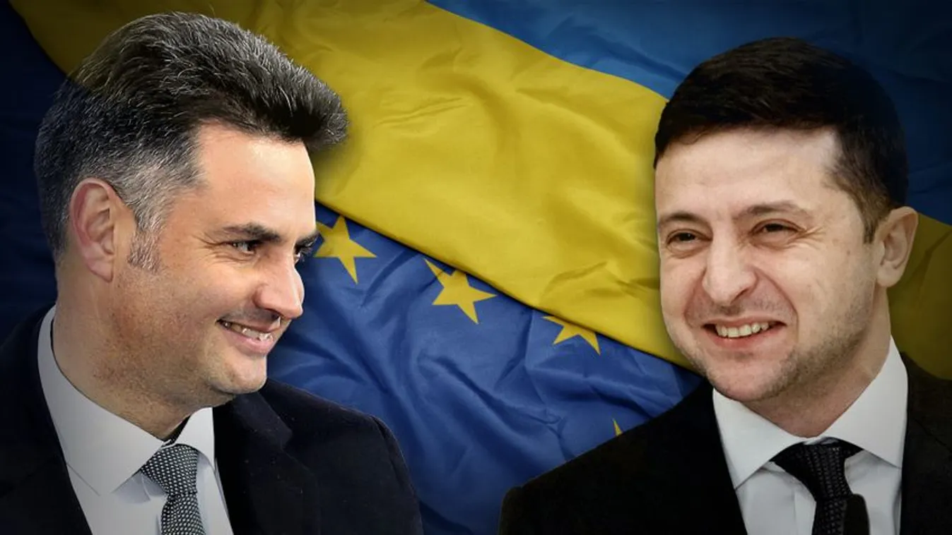 Az ukrán külügyminiszter egyeztetett Márki-Zay stábjával Zelenszkij brüsszeli beszéde előtt