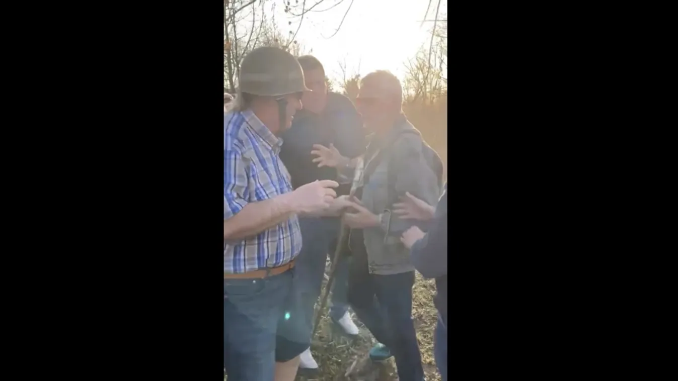 A háború ellen tiltakozó idős bácsit egy magyarul alig beszélő nő vegzálta Márki-Zay fórumán