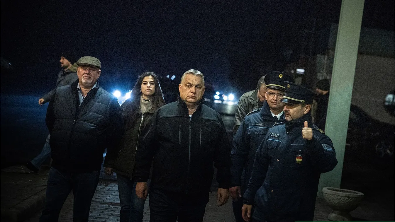 A határról jelentkezett Orbán Viktor, beszámolt a látottakról