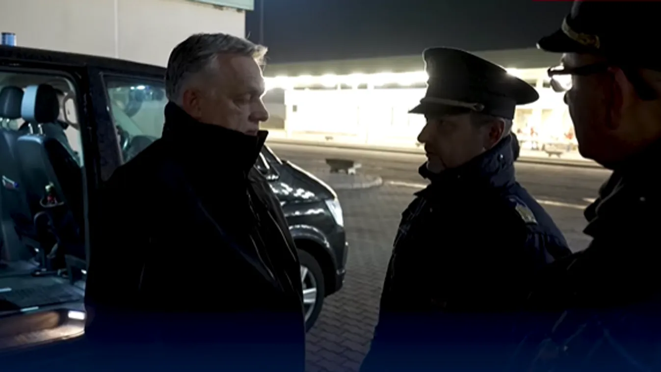 A határról jelentkezett be Orbán Viktor: Nagyobb menekülthullámot várunk