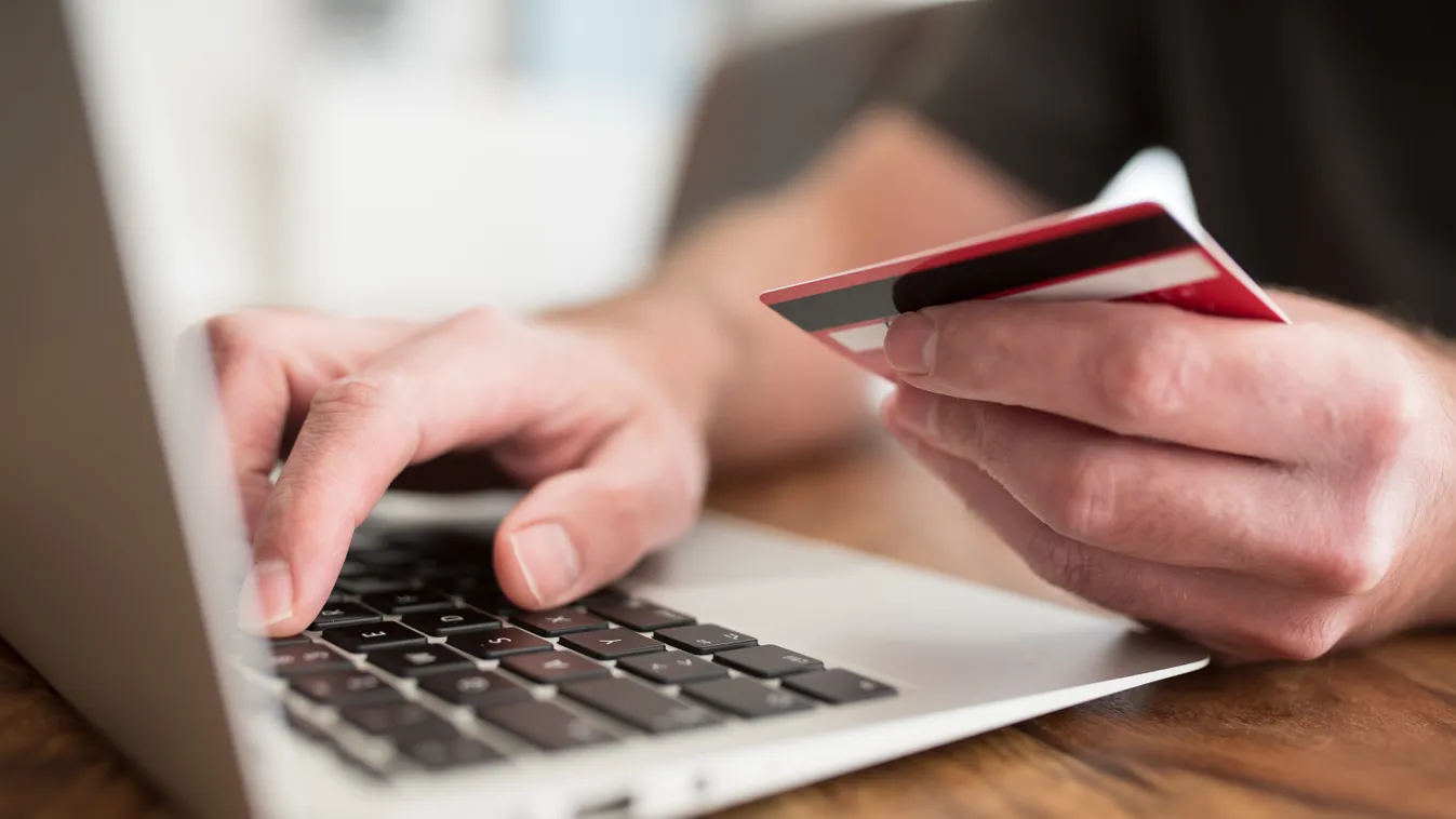 Online,Shopping,Concept,,Person,Entering,Payment,Information,On,Laptop,Computer