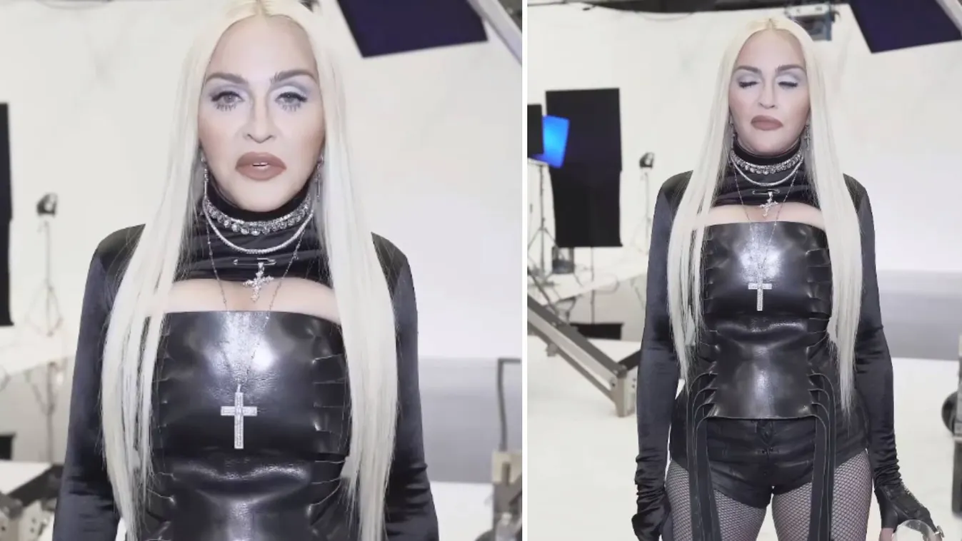 Kínos felvétel arról, hogyan próbálja Madonna kimondani a saját nevét