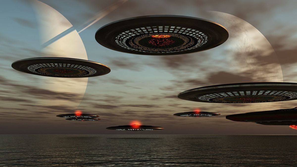UFO illusztráció Pixabay