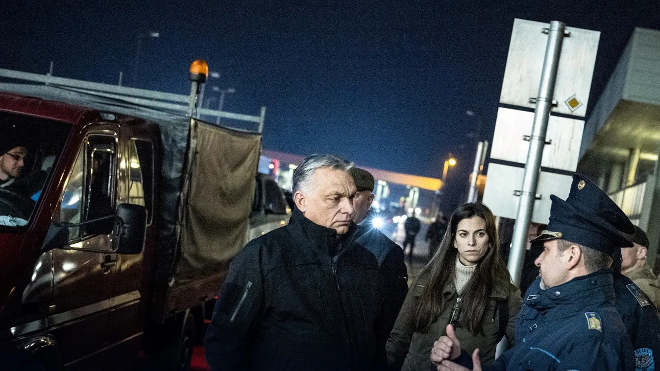 Orbán Viktor már 24 órája a határon