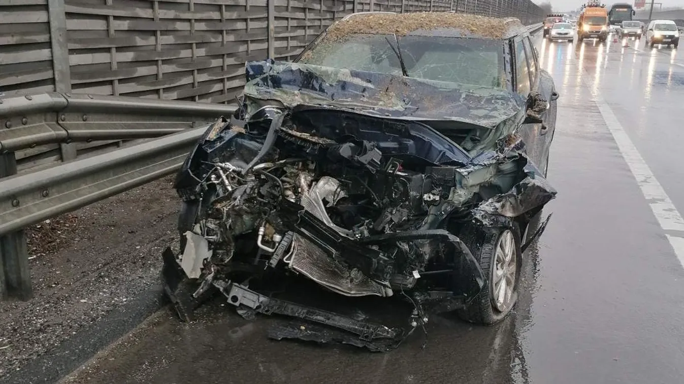 Helyszíni fotók: Tragikus baleset történt az M3-ason