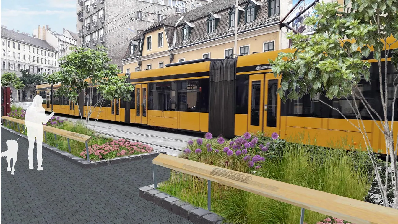 Zöldebb lesz a Margit körút, új közösségi hely nyílik