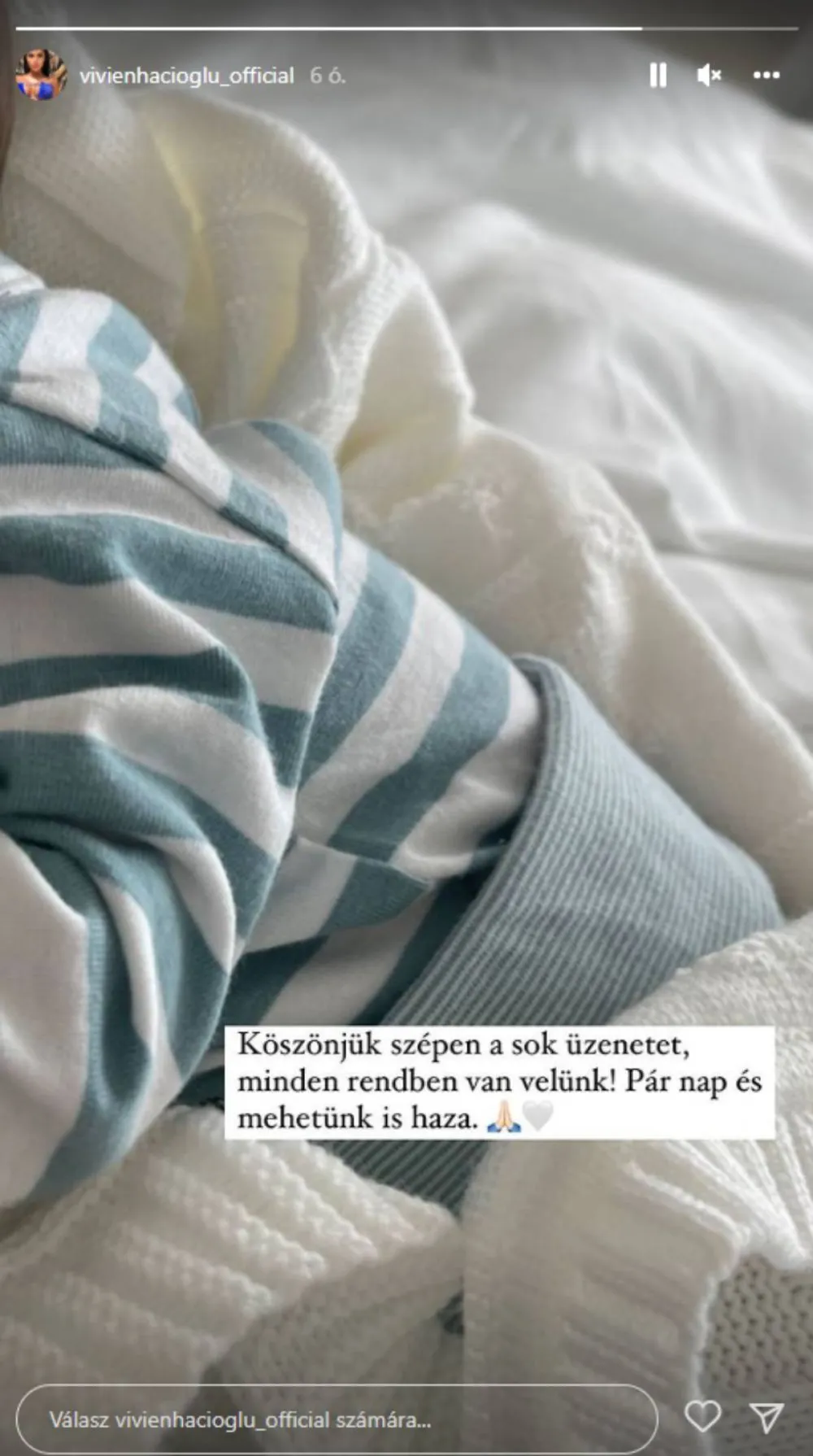 VV Vivi gyereke, Insta-sztori