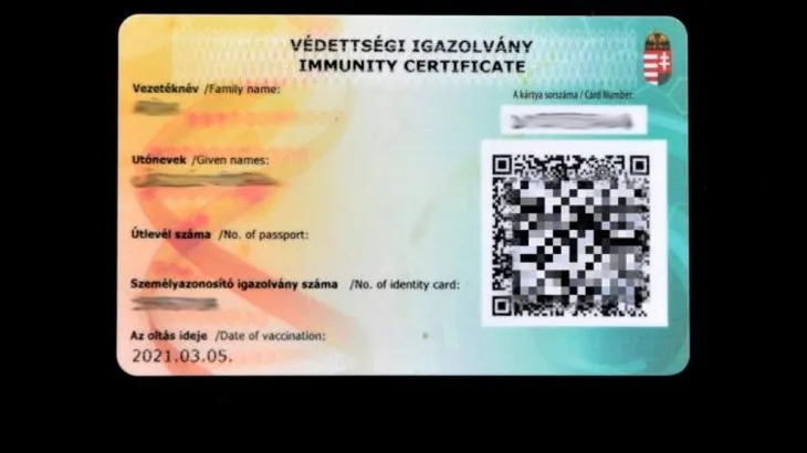 védettségi igazolás