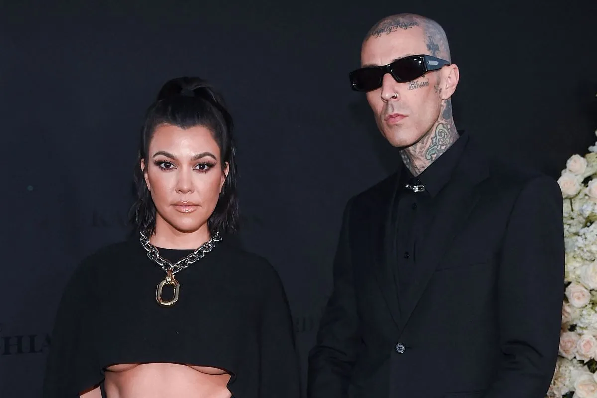 Kourtney Kardashian, Travis Barker, AFP