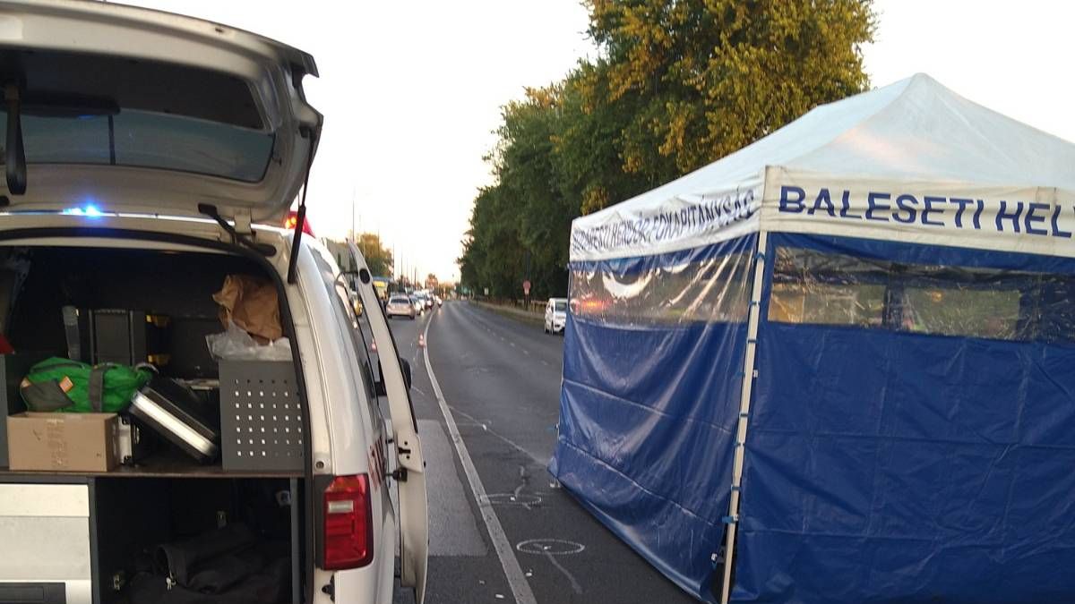 Elütöttek egy gyalogost Ferihegynél, már nem lehetett megmenteni az életét