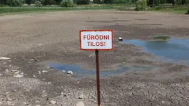 Kiszáradt a bicsérdi tó