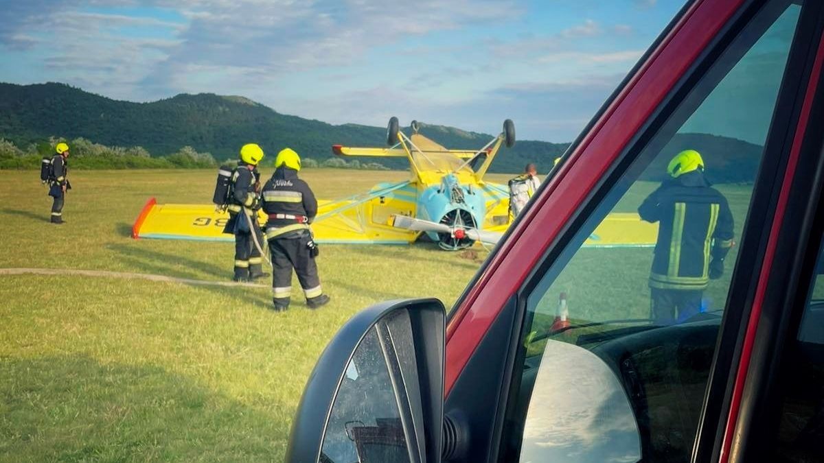 Helyszíni fotók érkeztek a budakeszi repülőbalesetről