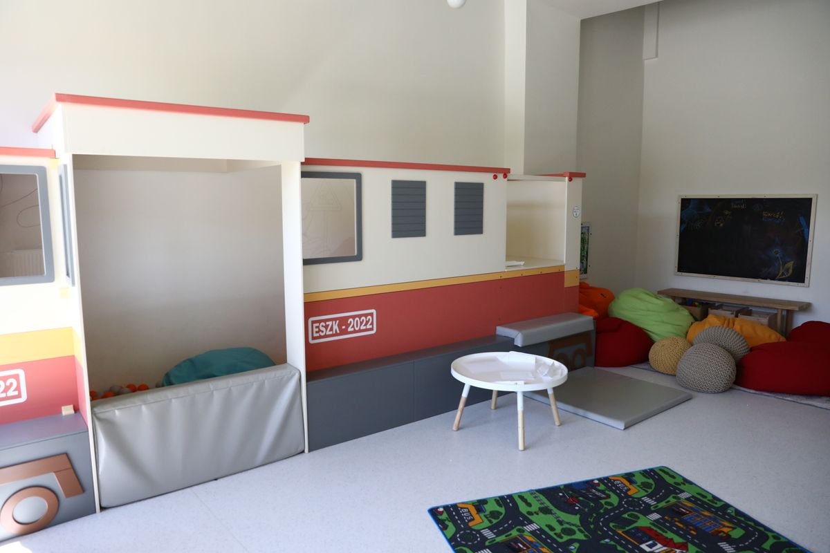 Budai Egyszülős Központ játszószobája