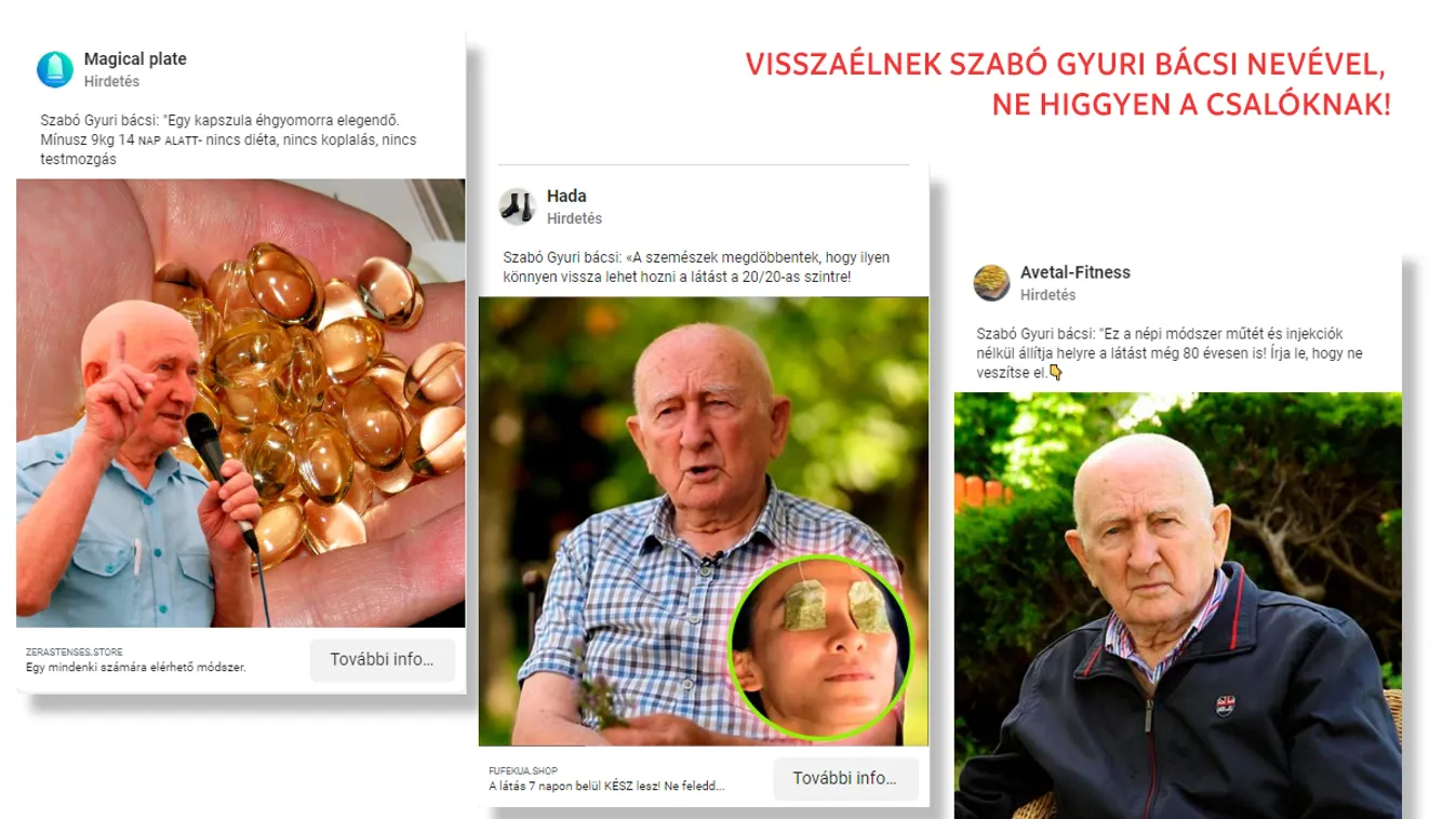 Visszaélnek Szabó Gyuri bácsi nevével, ne higgyen a csalóknak!