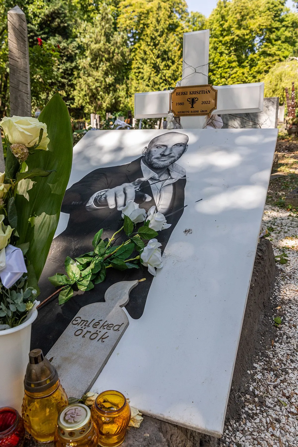 Berki Krisztián sírja