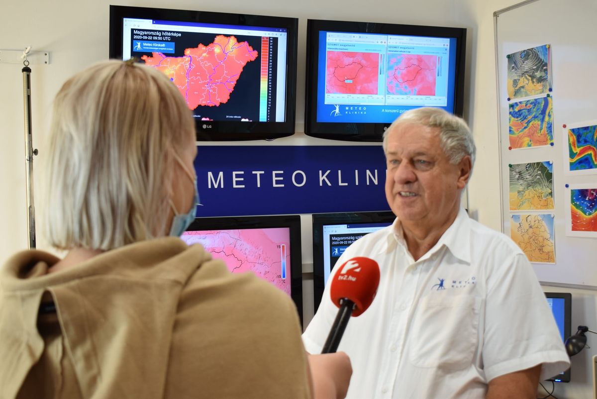 Pintér Ferenc meteogyógyász a hőségről beszél