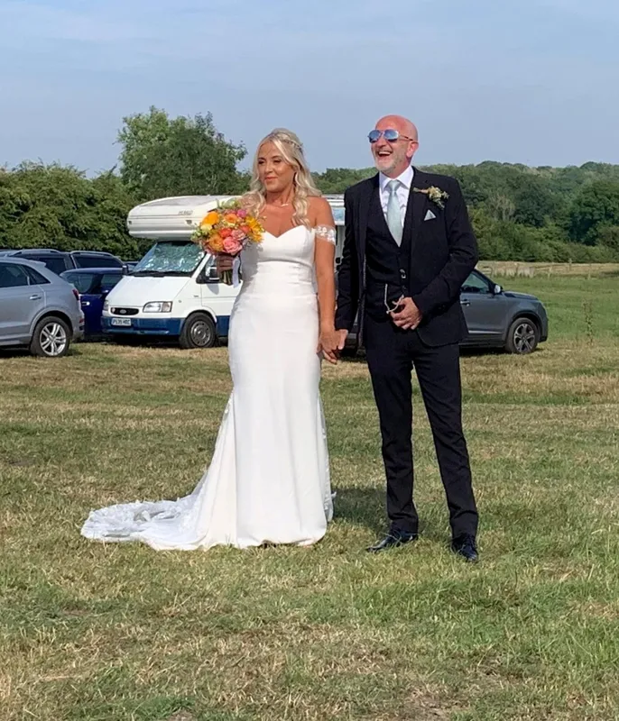 Rich Foetu Tomkinson és felesége, Evie, Northfoto