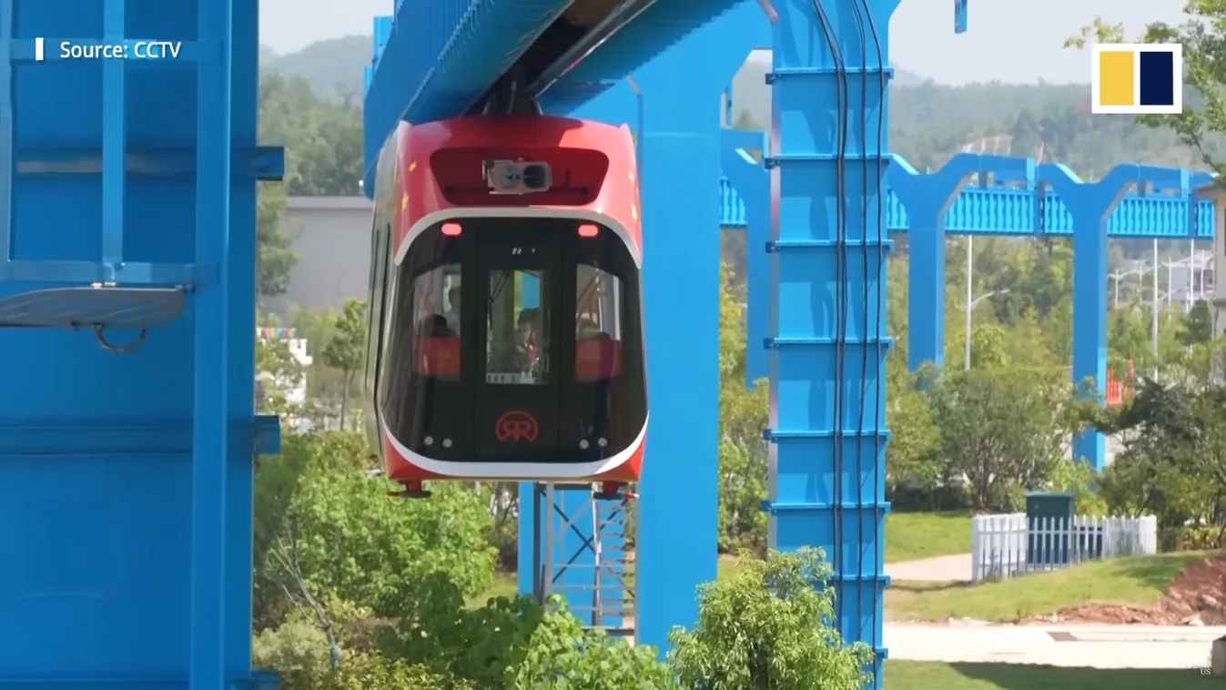 Elkészült a világ első felfüggesztett maglev vonata