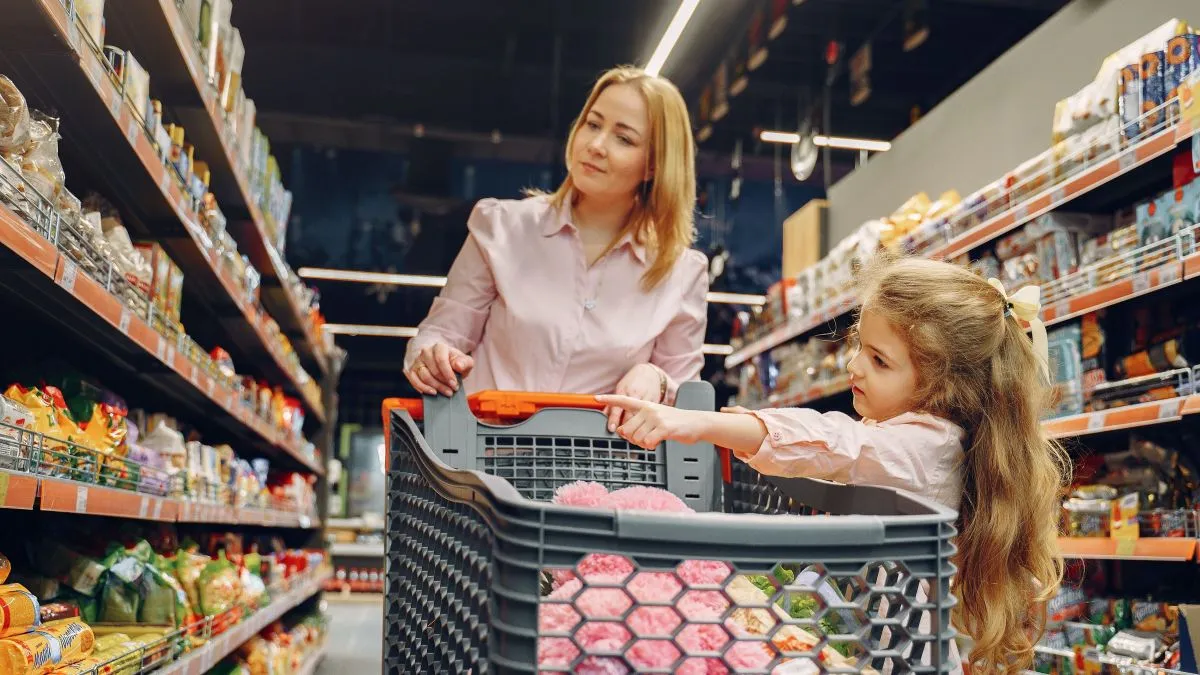 vásárlás, bevásárlás, nagybevásárlás, szupermarket, bolt, bevásárló kocsi, Pexels
