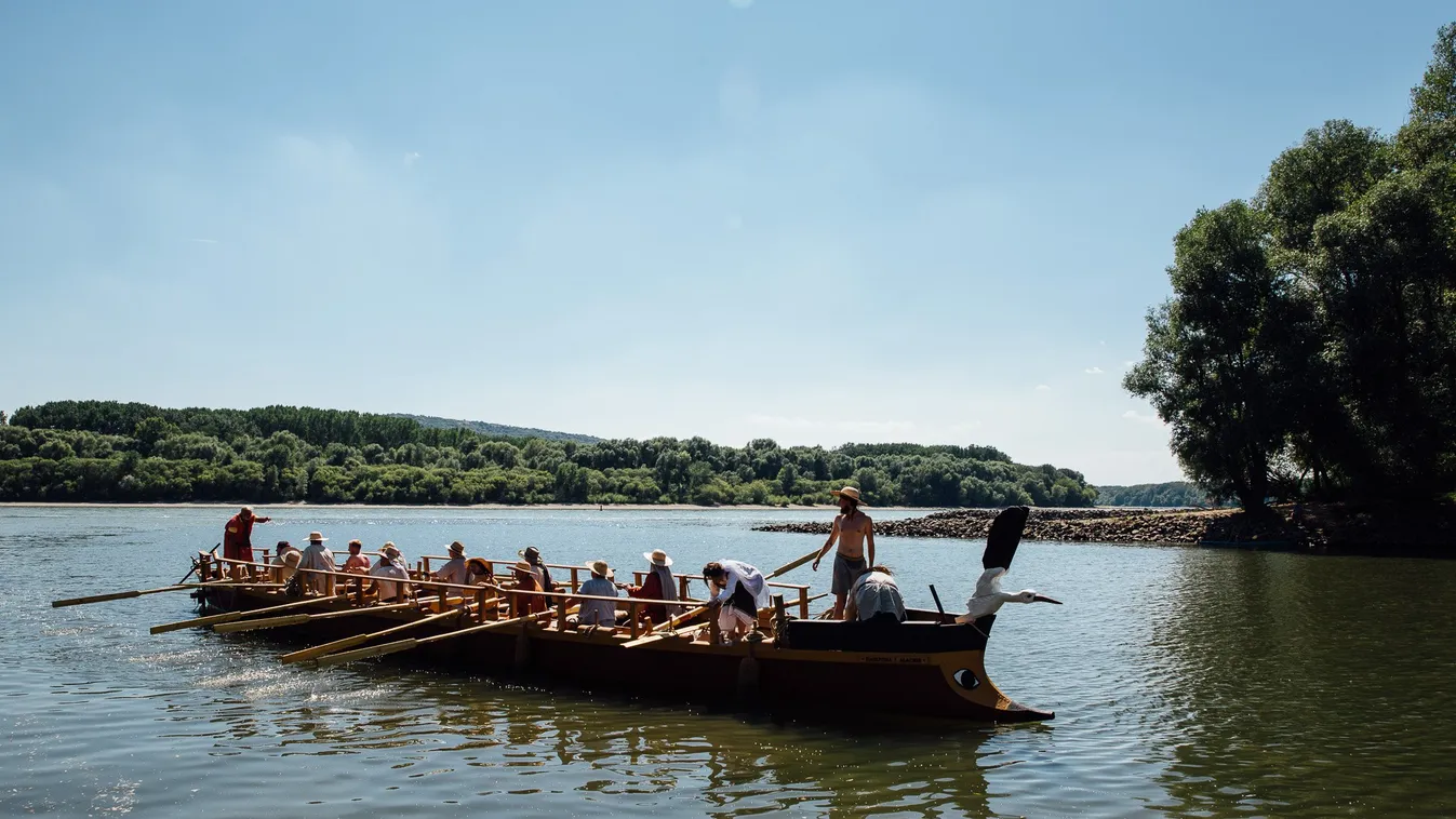 Római kori hajó kötött ki ma délelőtt a Műegyetemnél