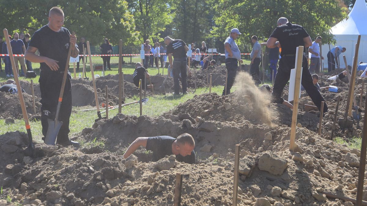 Az ország legjobb sírásói versengtek egymással