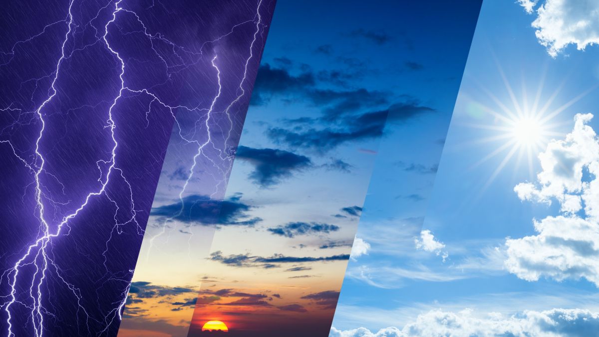 időjárás, időjárás-előrejelzés, időjárás-jelentés, eső, vihar, napsütés, Shutterstock
