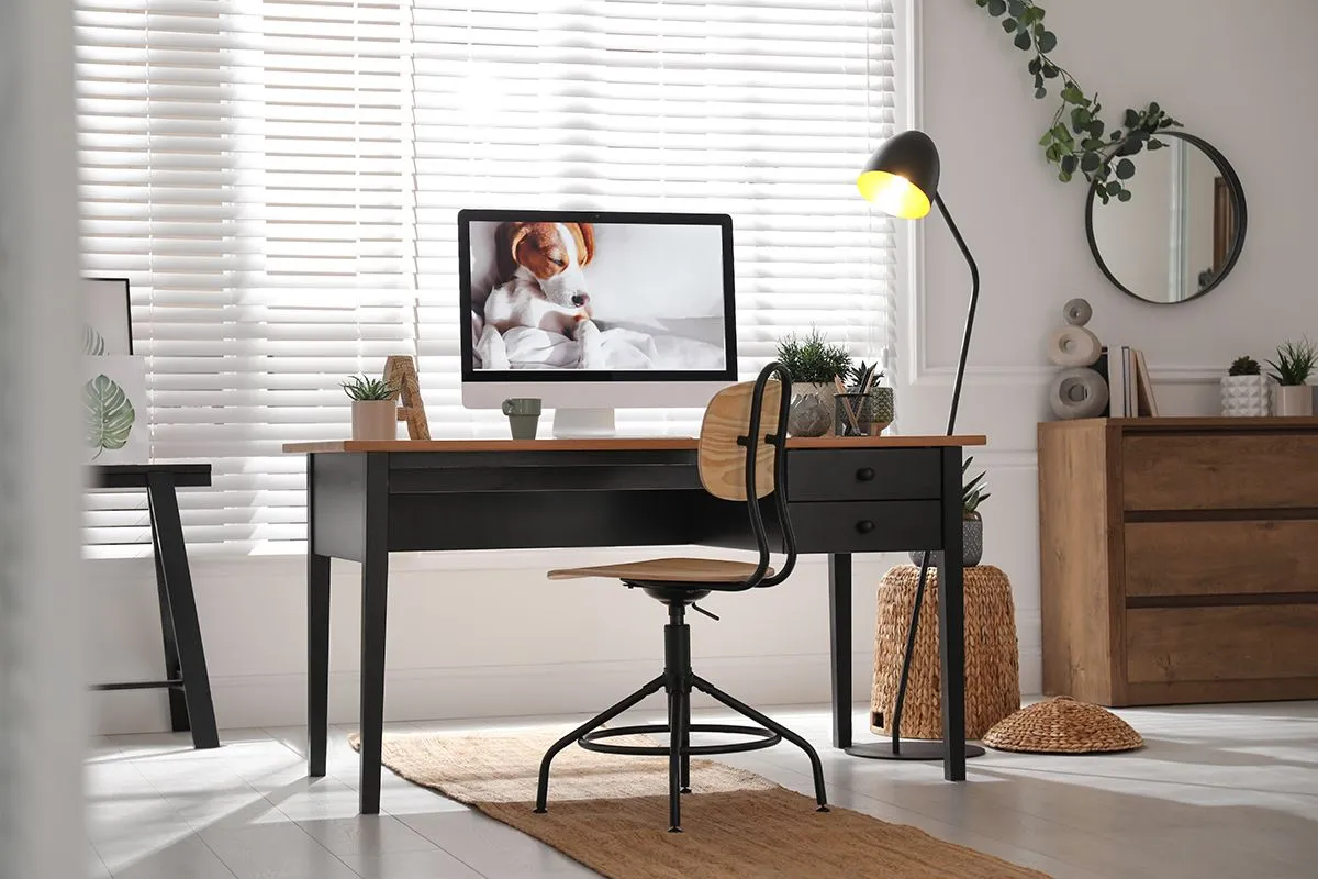 Stylish,Home,Office,Interior,With,Comfortable,Workplace