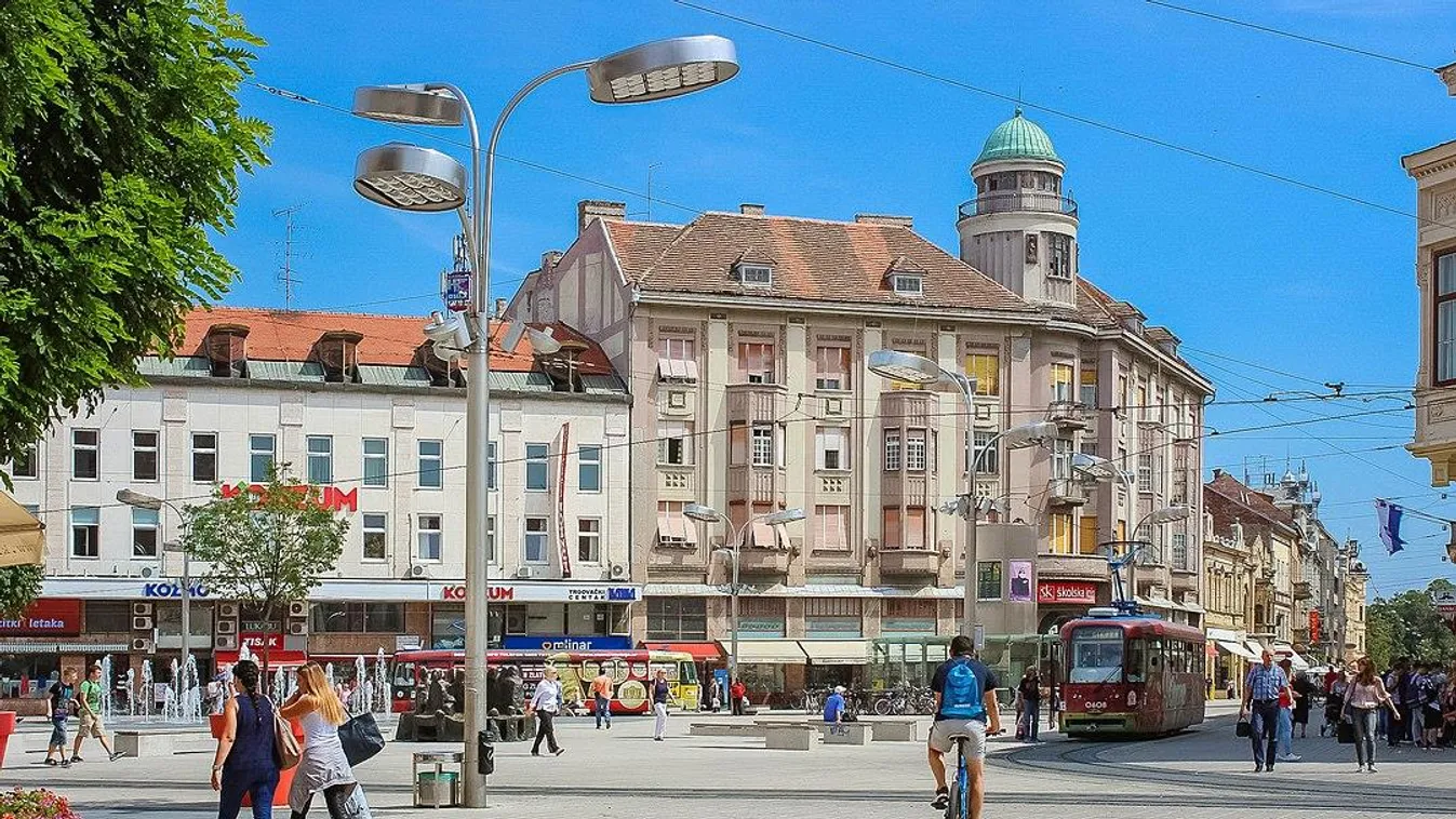 Nincs tengerpartja, mégis rengetegen nyaraltak ebben a horvát városban