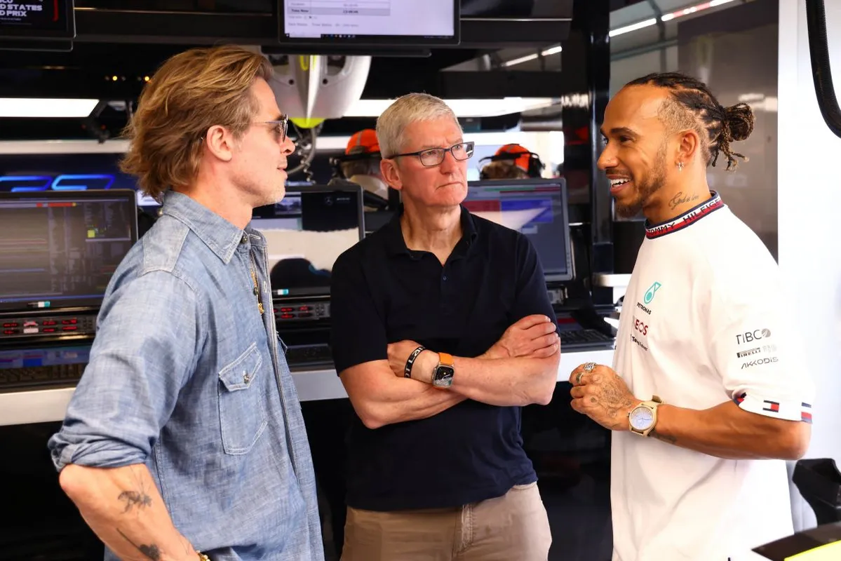 Brad Pitt, Tim Cook, Lewis Hamilton, Northfoto