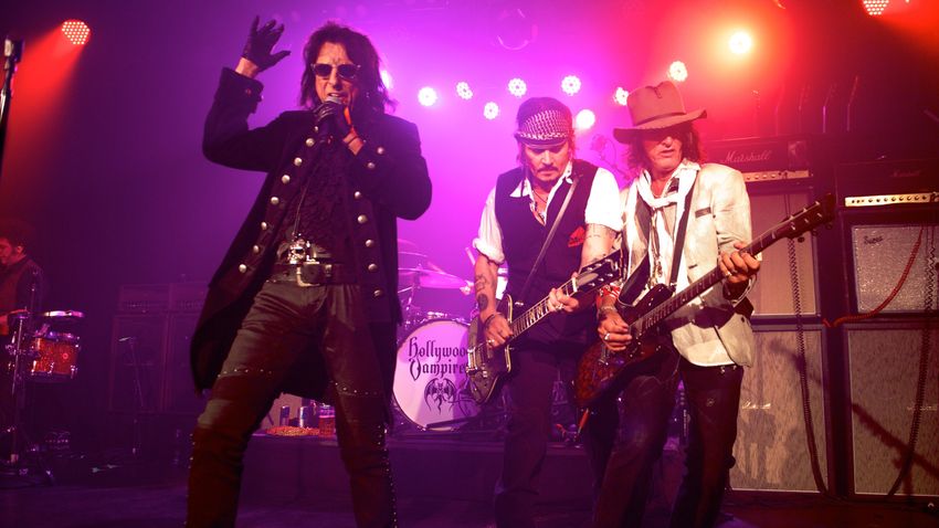 Johnny Depp and Alice Cooper come to Budapest for a concert