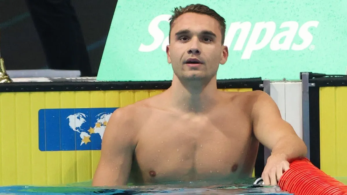 20220623 FINA uszas valto 400m gyors
Foto:Domotor Csaba 
Budapest 20220621 FINA Vizes VB úszás foto dömötör csaba Nemzeti Sport Milák Kristóf