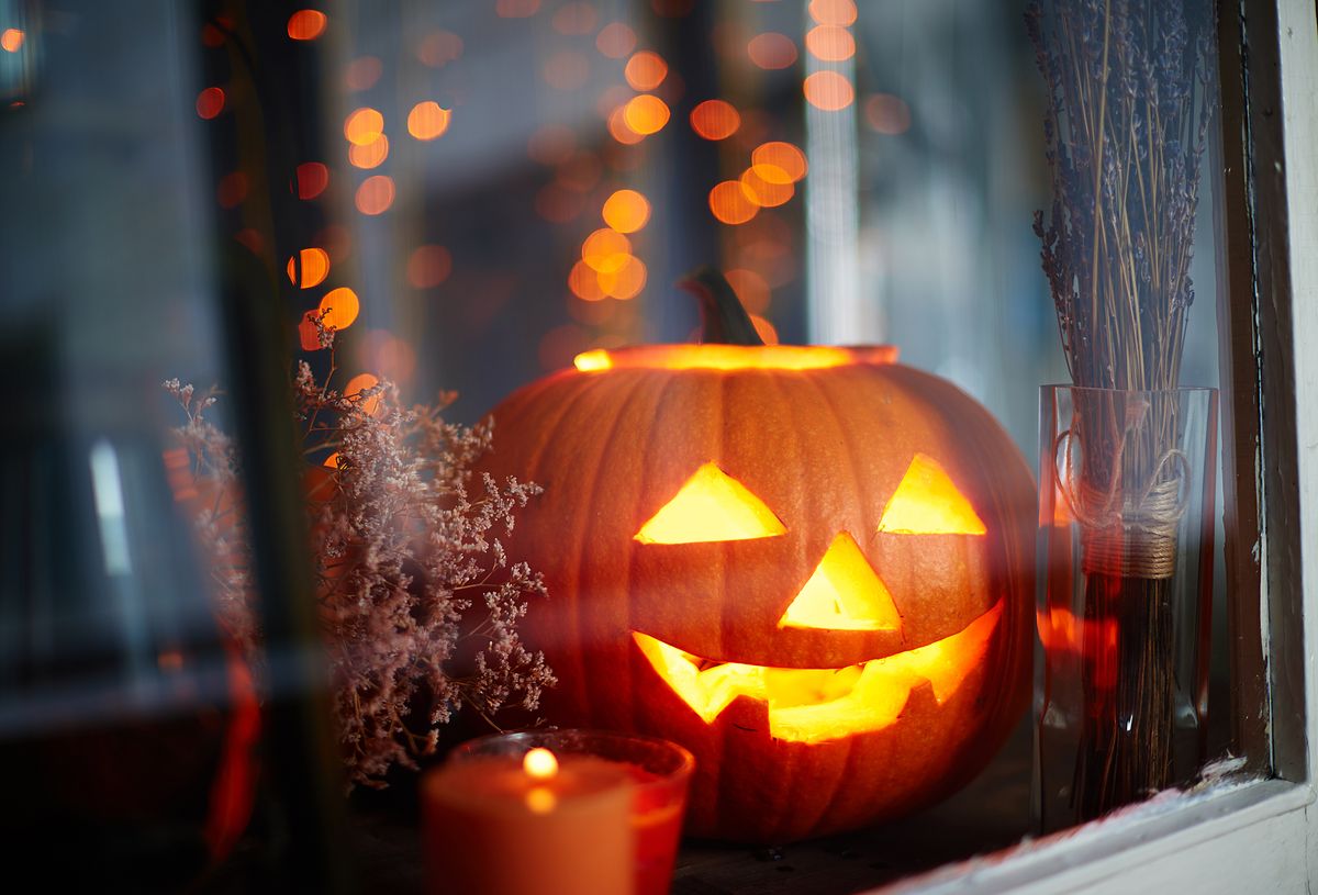 halloween, tök, sütőtök, töklámpás, Shutterstock