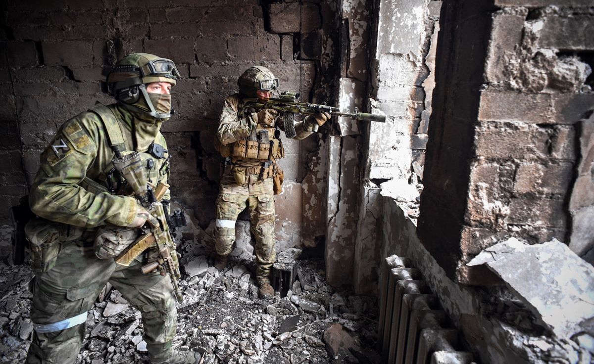 orosz katona, orosz katonák, hadsereg, ukrán-orosz háború, Ukrajna, Fotó: AFP