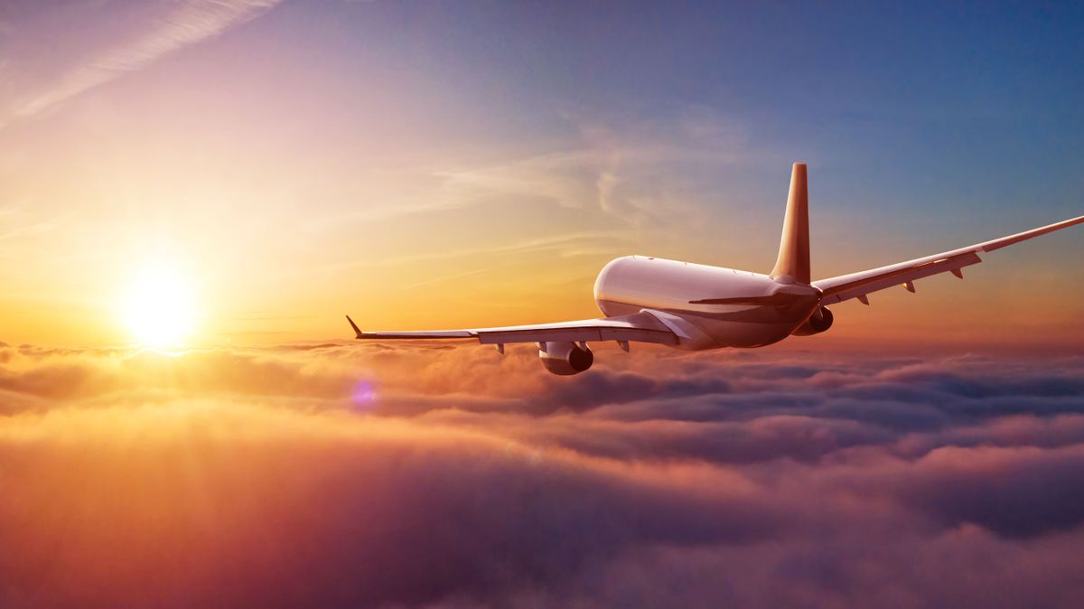 repülő, repülőgép, utasszállító, utasszállító gép, Shutterstock illusztráció