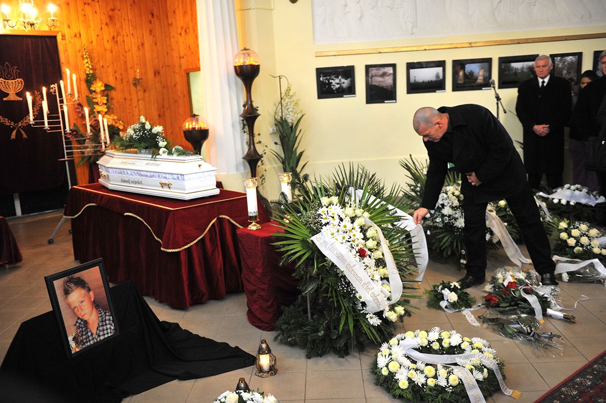 Szita Bence temetése