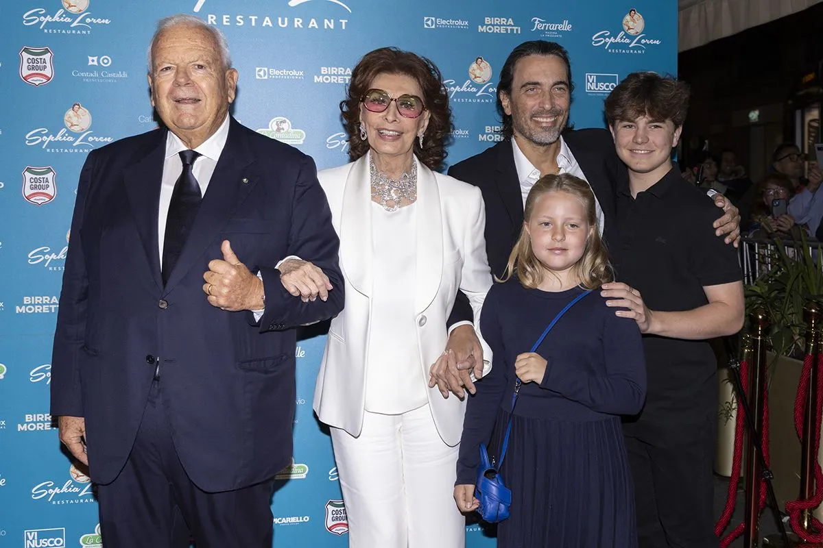 Sophia Loren Restaurant Opening Red Carpet