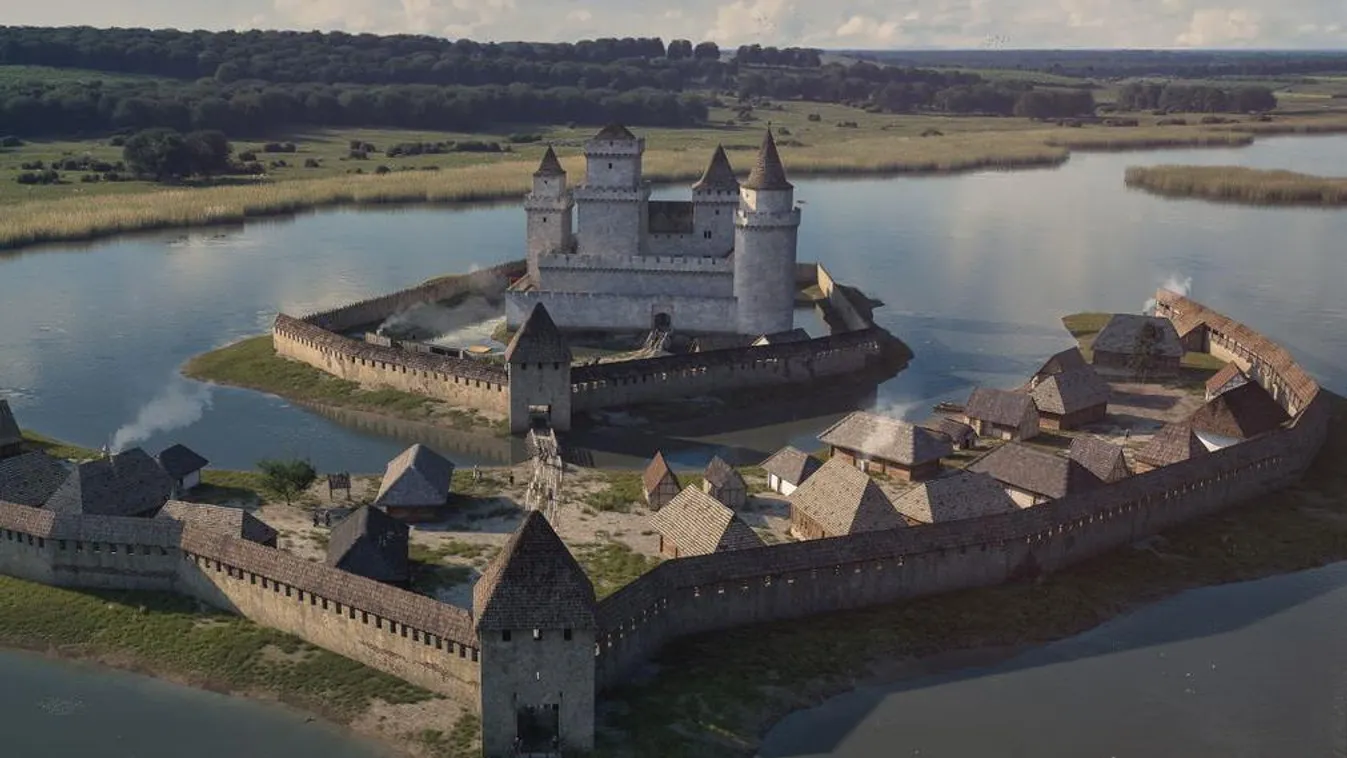 Videón láthatjuk a Föld színéről szinte teljesen eltűnt kaposvári várat