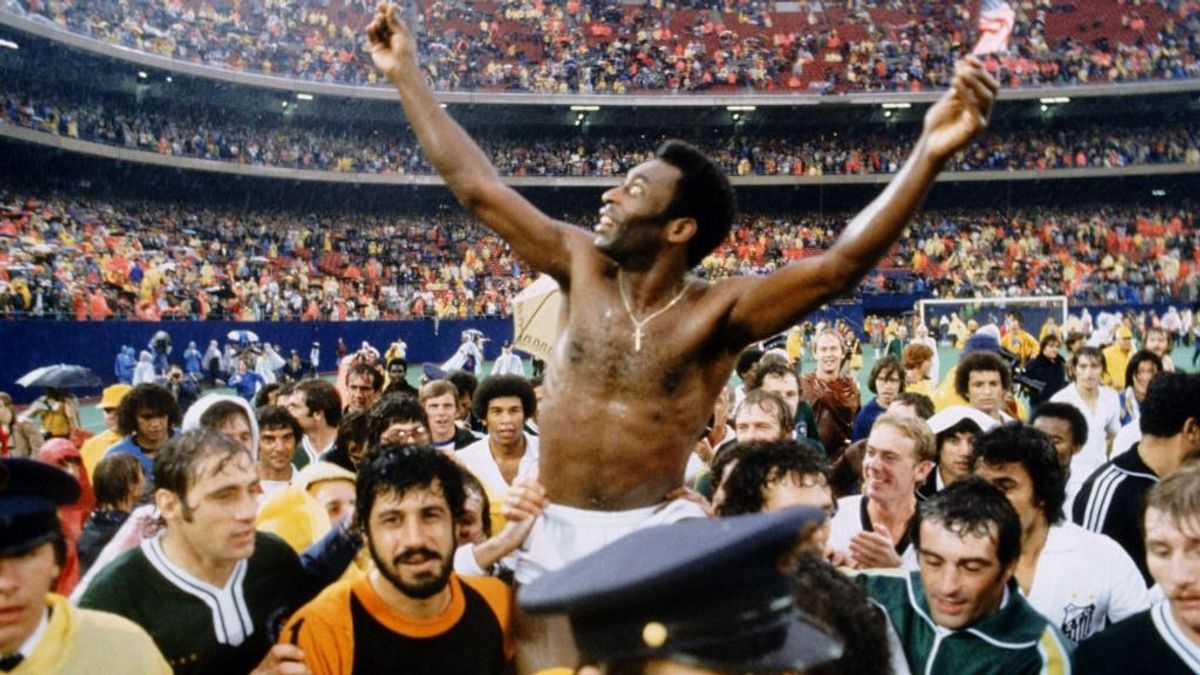 Búcsú a Fekete Gyöngyszemtől, Pelé karrierje képekben