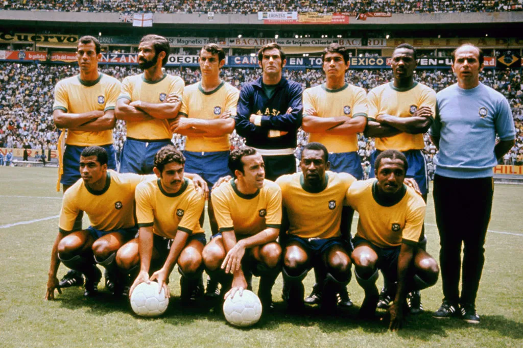 Pelé 1970 Brazília