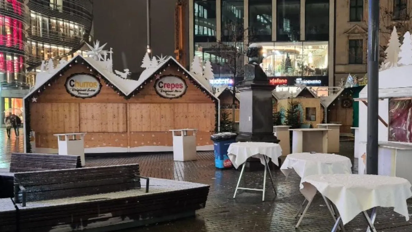 Biztonsági fenyegetés miatt kiürítették a karácsonyi vásárokat Düsseldorfban