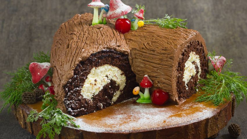 Melyik nemzet karácsonyi édessége a csokis fatörzs?