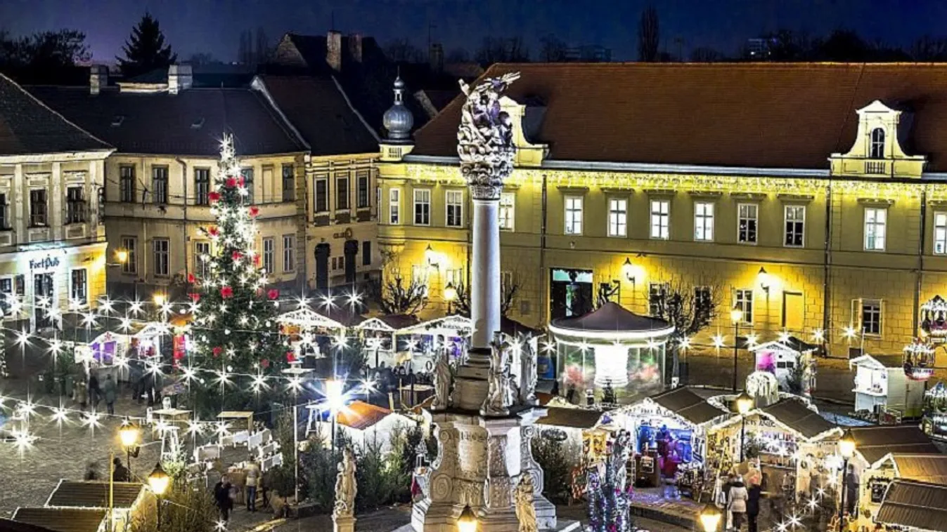 Mesés téli úti cél: csodás pompában díszeleg a szomszédos Eszék