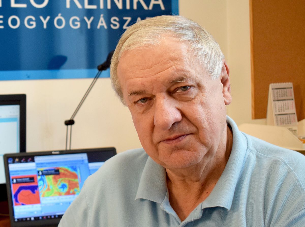 Dr. Pintér Ferenc meteogyógyász, a Meteo Klinika igazgatója.