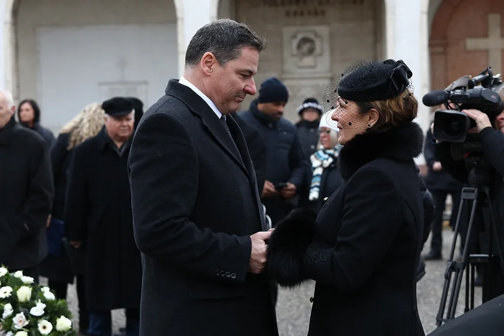 Csapó Gábor temetése