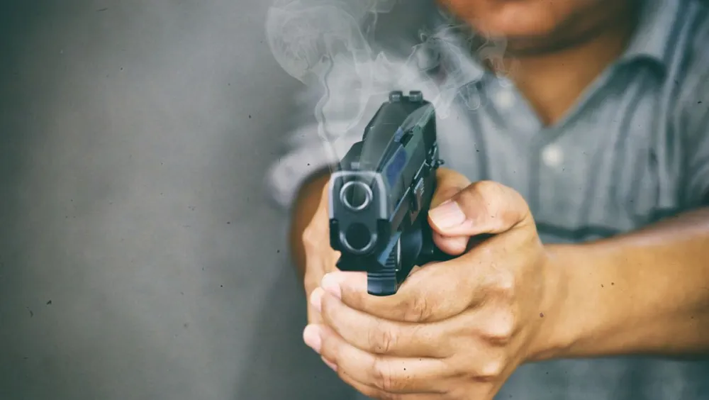 Gunman,Killed,Shooting,His,Target.