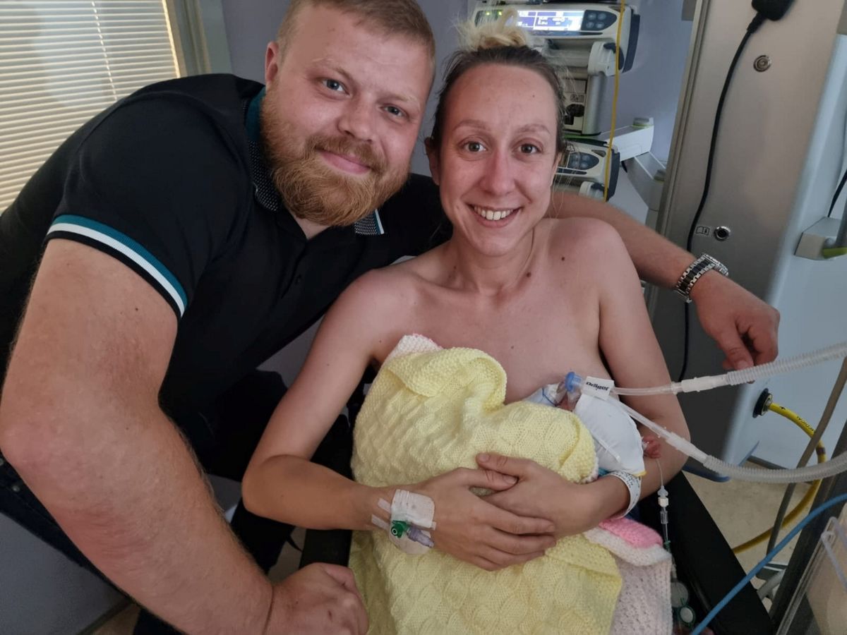 A Newborn Baby Saved Her Mum's Life After Arriving 12 Weeks Early When She Helped Doctors Discover A Cancerous Tumour