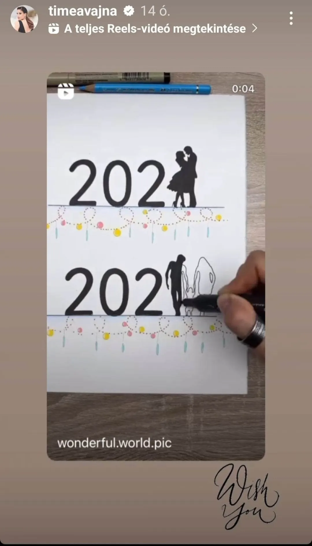 Vajna Tímea Instagram Story